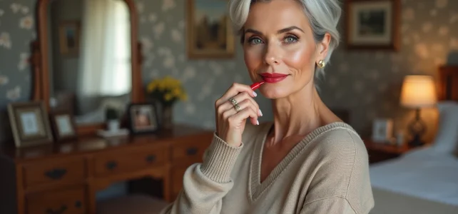 Comment choisir la couleur de rouge à lèvres idéale après 60 ans : conseils et astuces